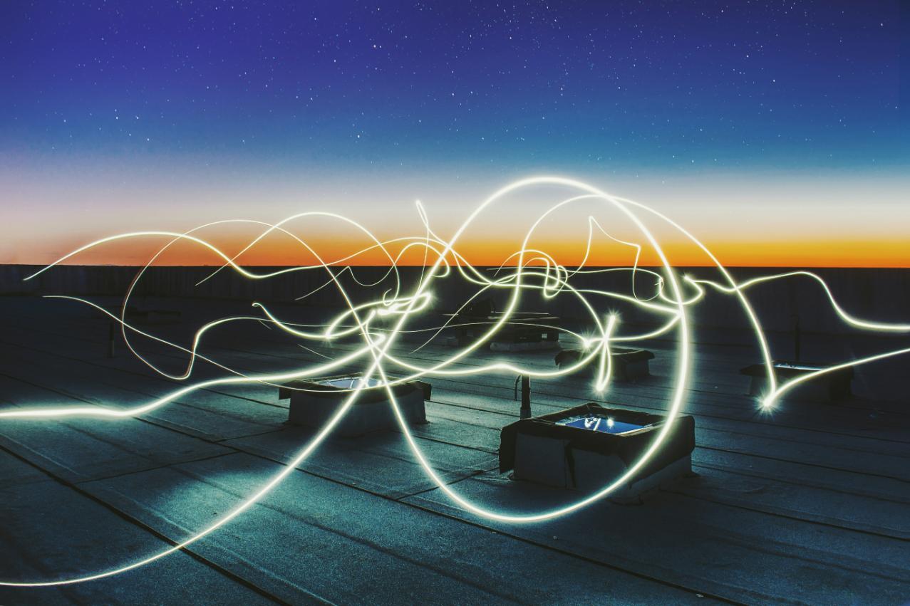 Solar plant with digital overlays